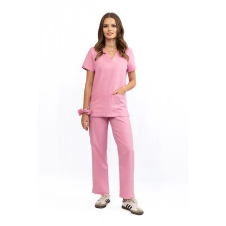 Spodnie medyczne SCRUBS MEDI TEDDY - COSTA VITAL PINK